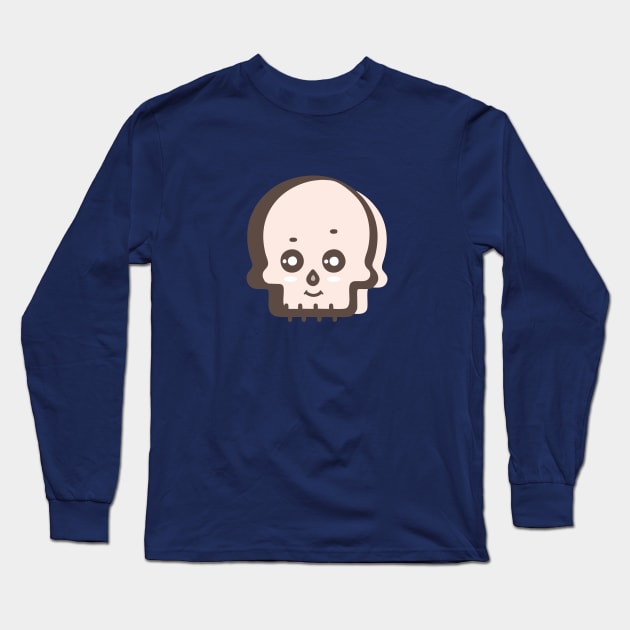 baby Skull Long Sleeve T-Shirt by permadi20
